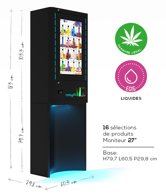 multiface indoor vending machine