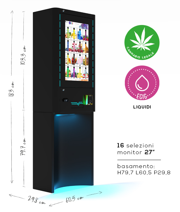 multiface indoor vending machine