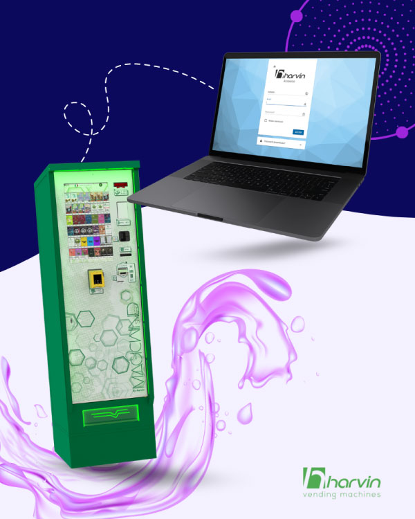Harvin Smart Dashboard logiciel de gestion à distance des distributeurs automatiques