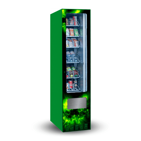 Module esclave réfrigéré Master Mix avec 24 sélections, double porte avant/arrière, verre incassable et capteurs de sécurité